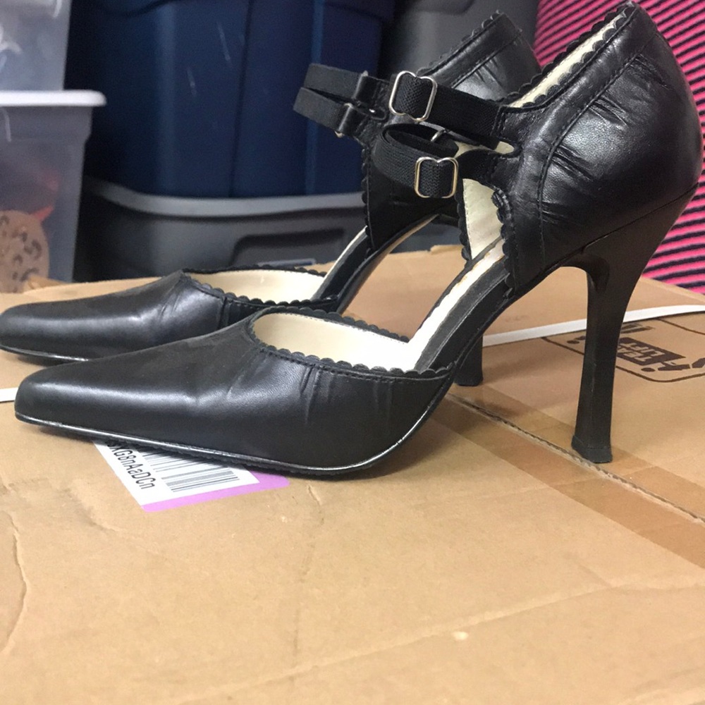 XOXO Black Heels